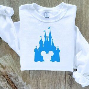 Disney Castle Mickey Ears Sweatshirt Sweater